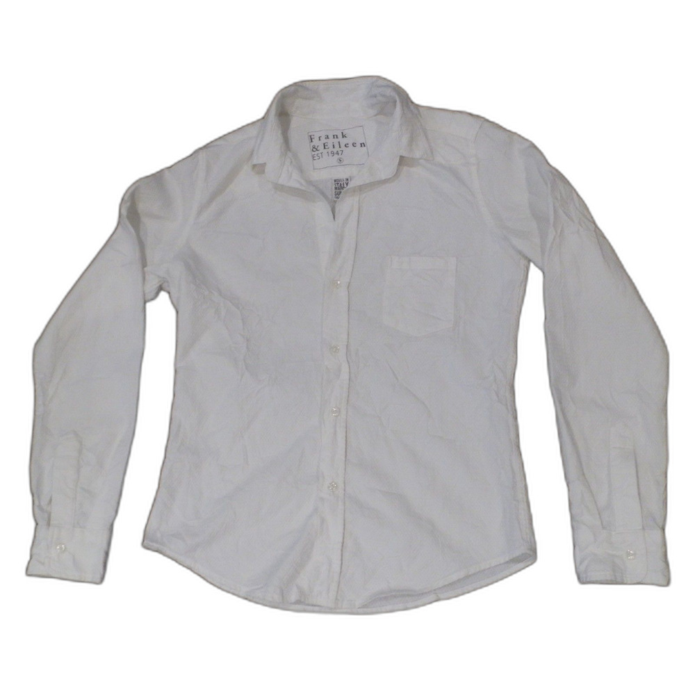 Frank & Eileen White Button-Up Shirt